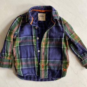 Mini Boden button down 2-3t